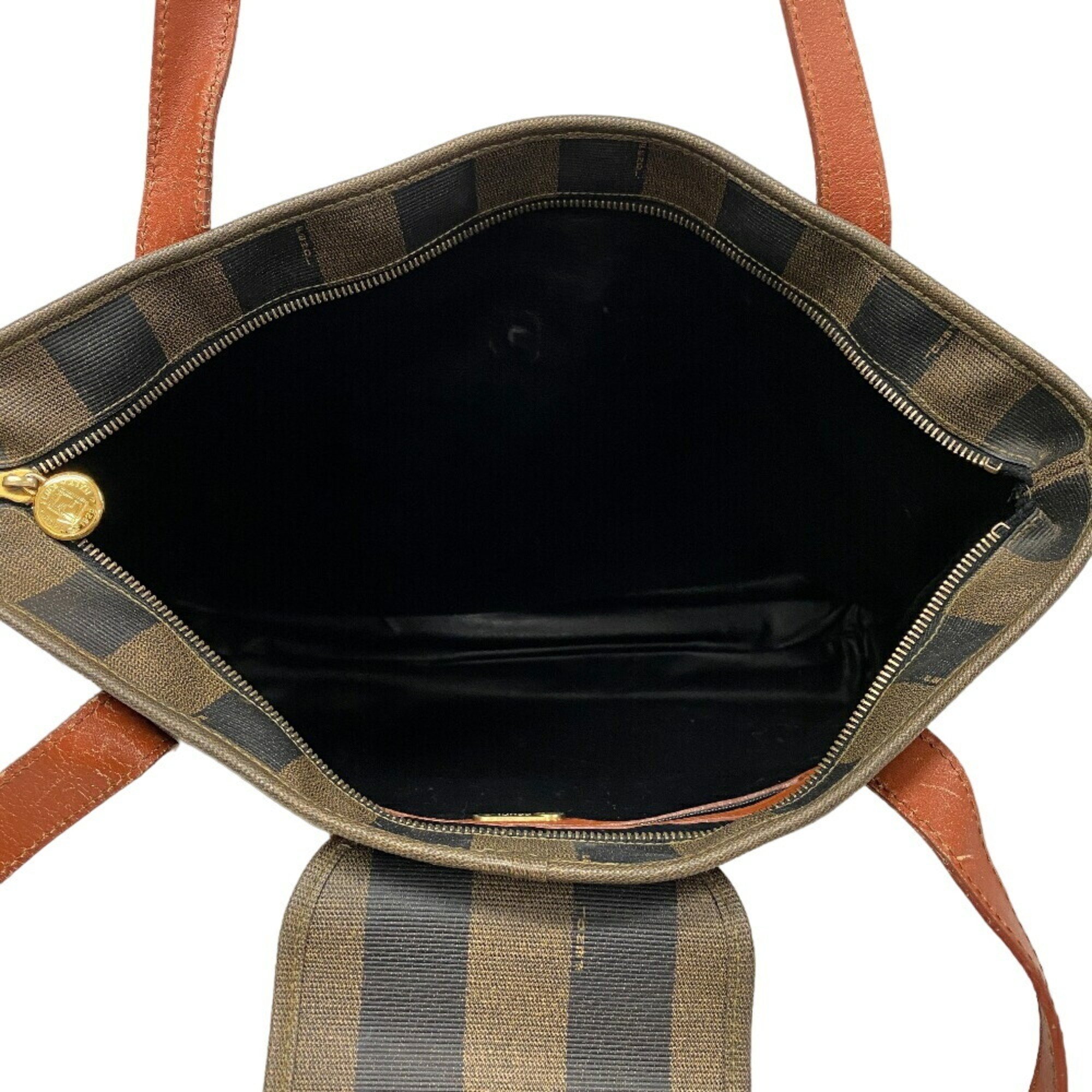 FENDI Pecan Tote Bag Brown Men's