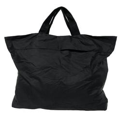 PRADA Prada Triangle Plate Tote Bag Black Unisex