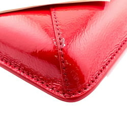 Tory Burch 36854 GIGI Clutch Bag Red Women's