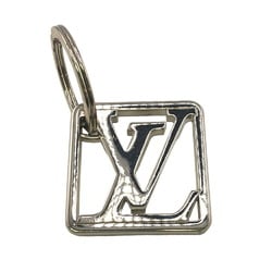 LOUIS VUITTON Louis Vuitton M61000 Initial Frame Charm LV Key Ring Silver Unisex