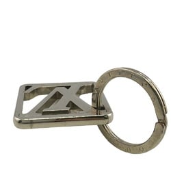 LOUIS VUITTON Louis Vuitton M61000 Initial Frame Charm LV Key Ring Silver Unisex