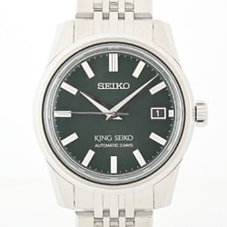 Seiko SEIKO King SDKS019 6R55-00A0 Green Automatic Watch E-156171