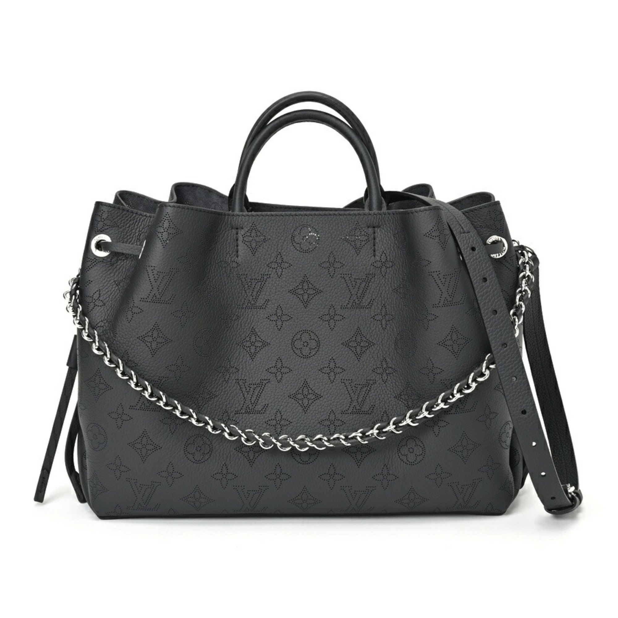 Louis Vuitton Bella Tote M59200 Monogram Mahina Leather Noir (Black) 70015