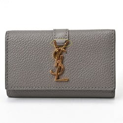 Saint Laurent Monogram Key Case 693749 Gray S-156229