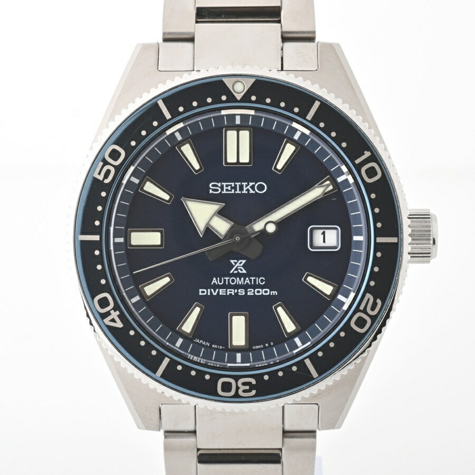 Seiko Prospex Diver Scuba Historical Collection SBDC053 6R15-03W0 Blue Automatic Watch A-156285