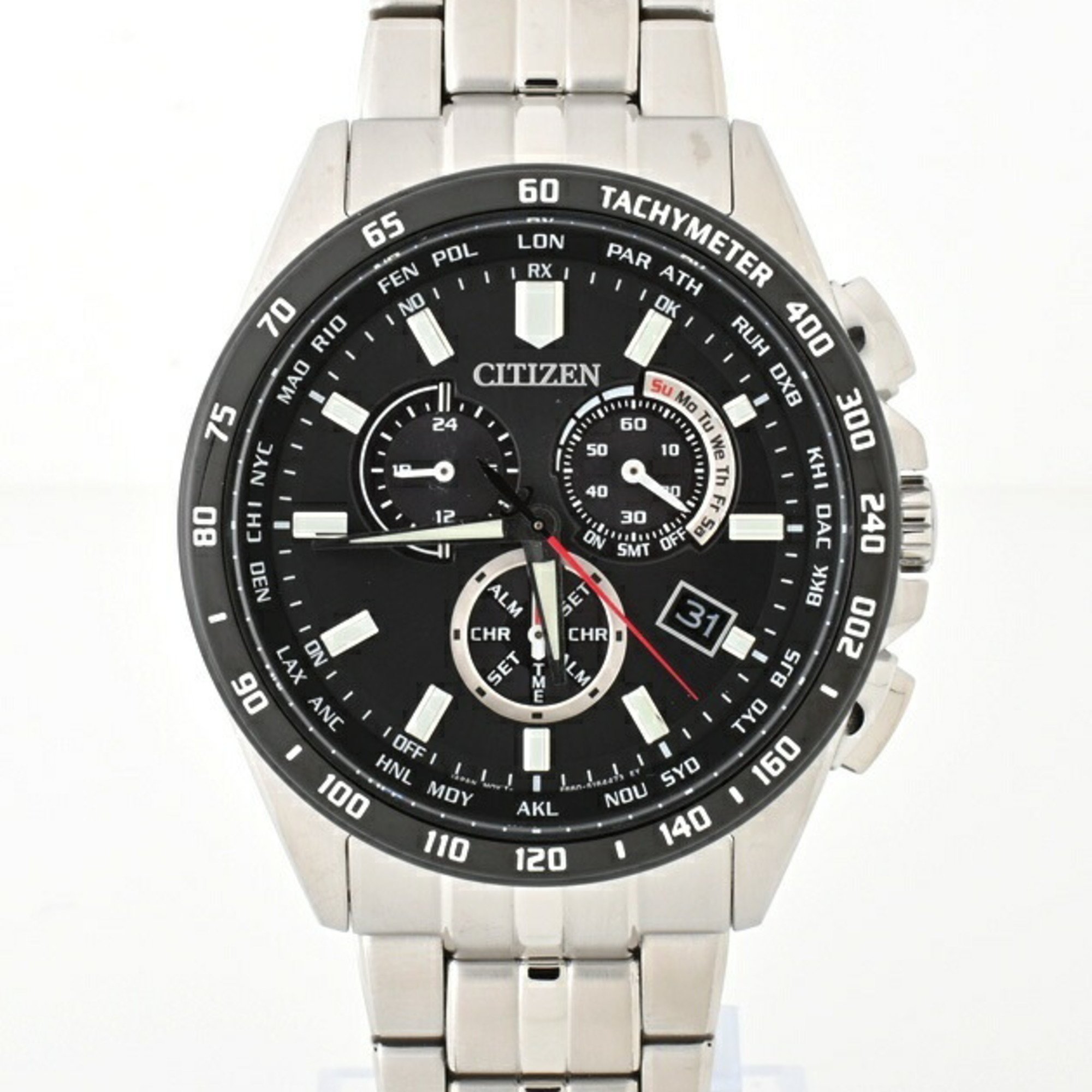 CITIZEN Collection CB5874-90E E660-S119936 Black Quartz Wristwatch Radio Solar E-156339