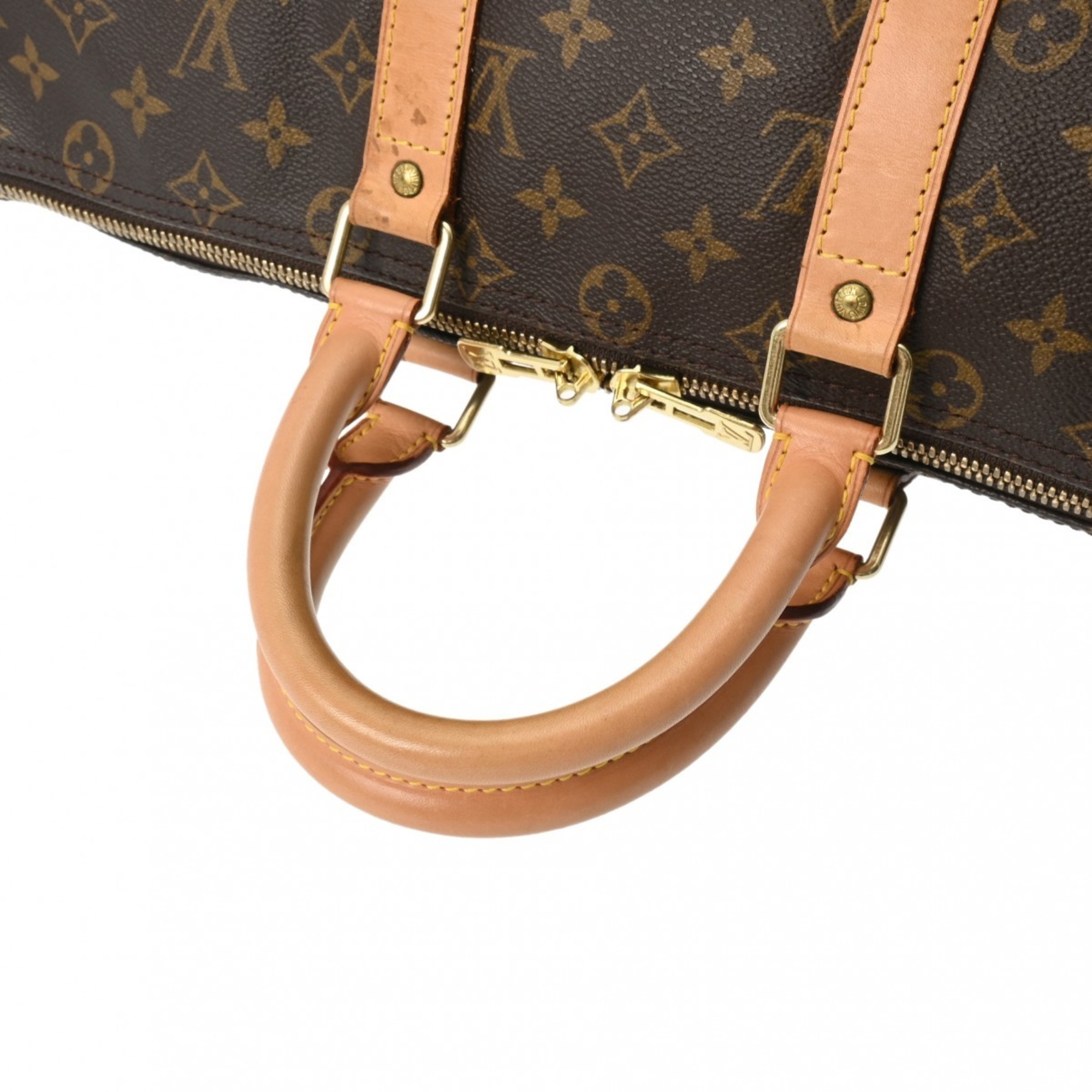 LOUIS VUITTON Louis Vuitton Monogram Keepall 45 Brown M41428 Unisex Canvas Boston Bag