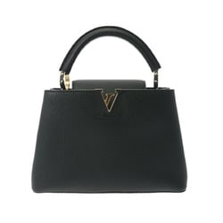 LOUIS VUITTON Capucines BB Noir M94755 Women's Taurillon Leather Handbag