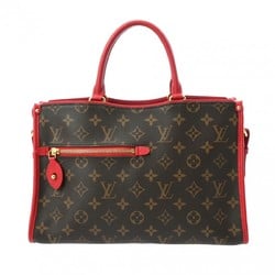 LOUIS VUITTON Louis Vuitton Monogram Popincourt PM Rouge M43433 Women's Canvas Handbag