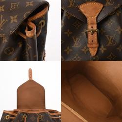 LOUIS VUITTON Louis Vuitton Monogram Montsouris MM Brown M51136 Women's Canvas Backpack/Daypack