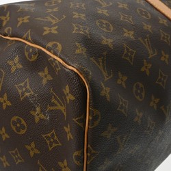 LOUIS VUITTON Louis Vuitton Monogram Keepall 55 Brown M41424 Unisex Canvas Boston Bag