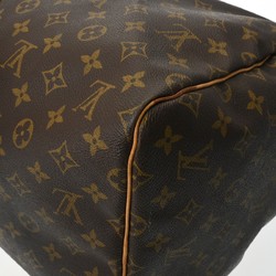 LOUIS VUITTON Louis Vuitton Monogram Keepall 55 Brown M41424 Unisex Canvas Boston Bag