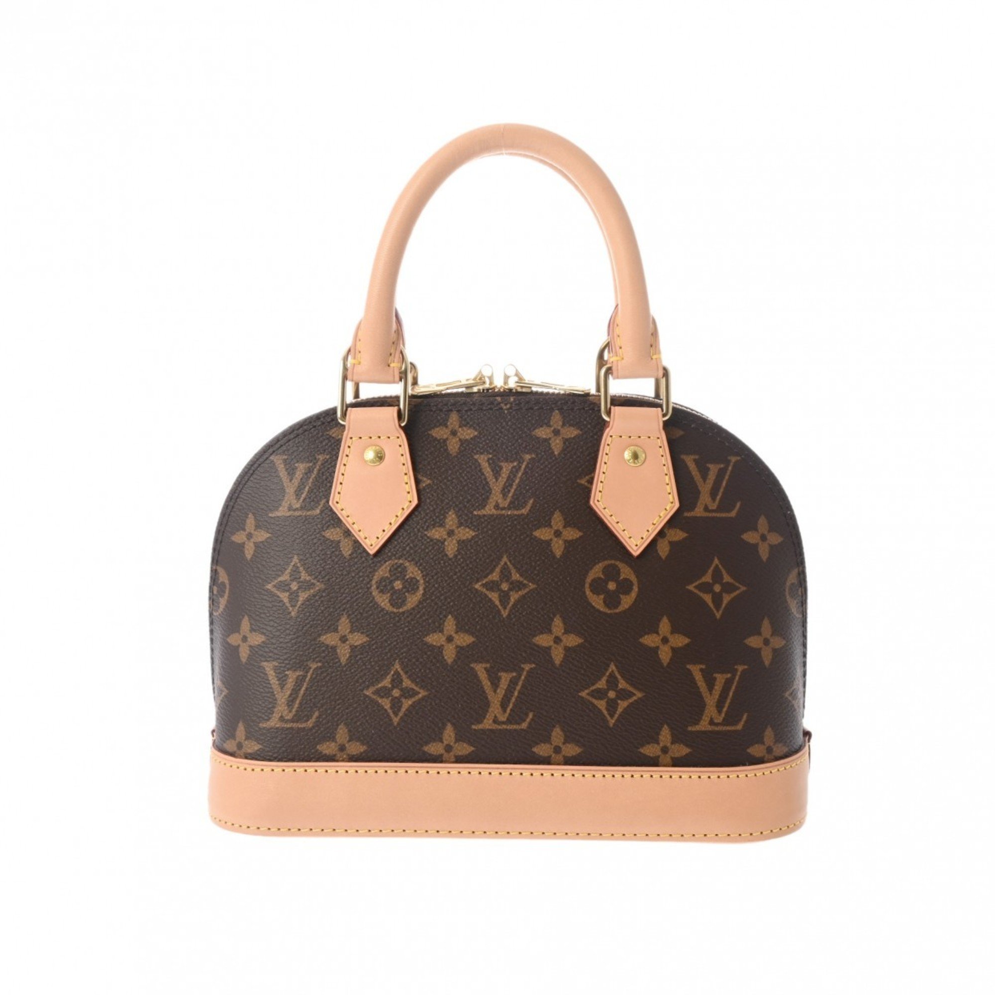 LOUIS VUITTON Louis Vuitton Monogram Alma BB Brown M46990 Women's Canvas Handbag