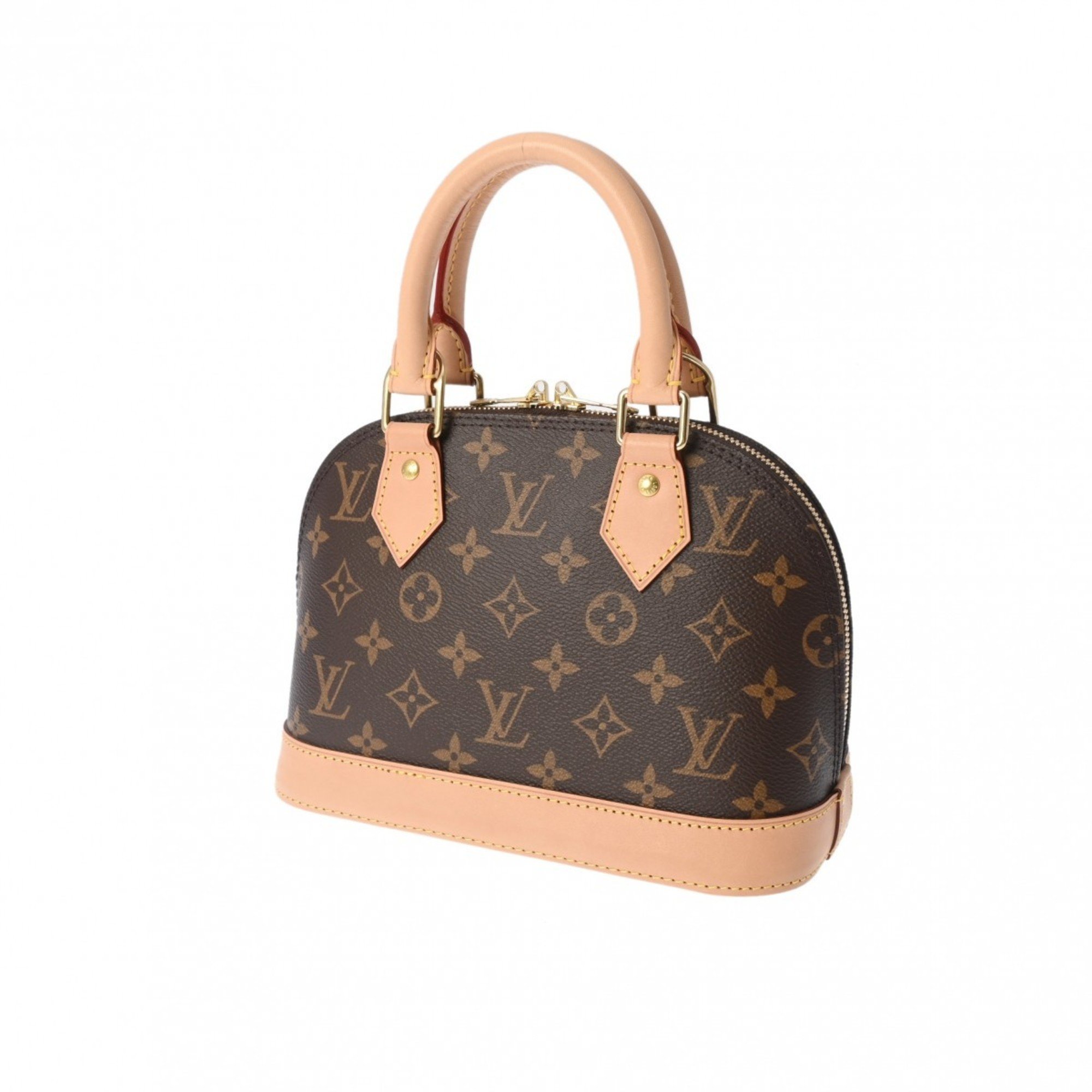 LOUIS VUITTON Louis Vuitton Monogram Alma BB Brown M46990 Women's Canvas Handbag