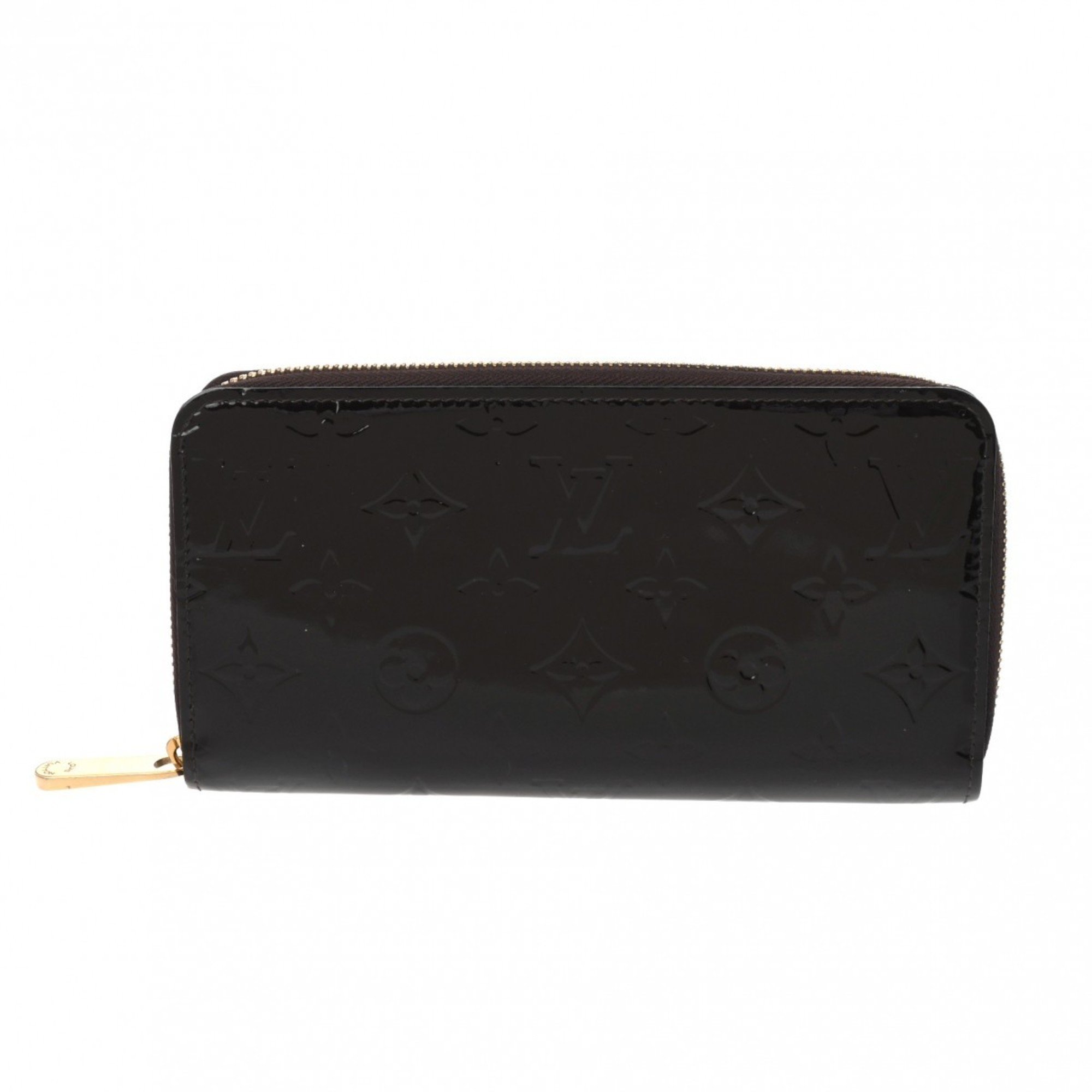 LOUIS VUITTON Louis Vuitton Vernis Zippy Wallet Amarante M90416 Unisex Monogram Long