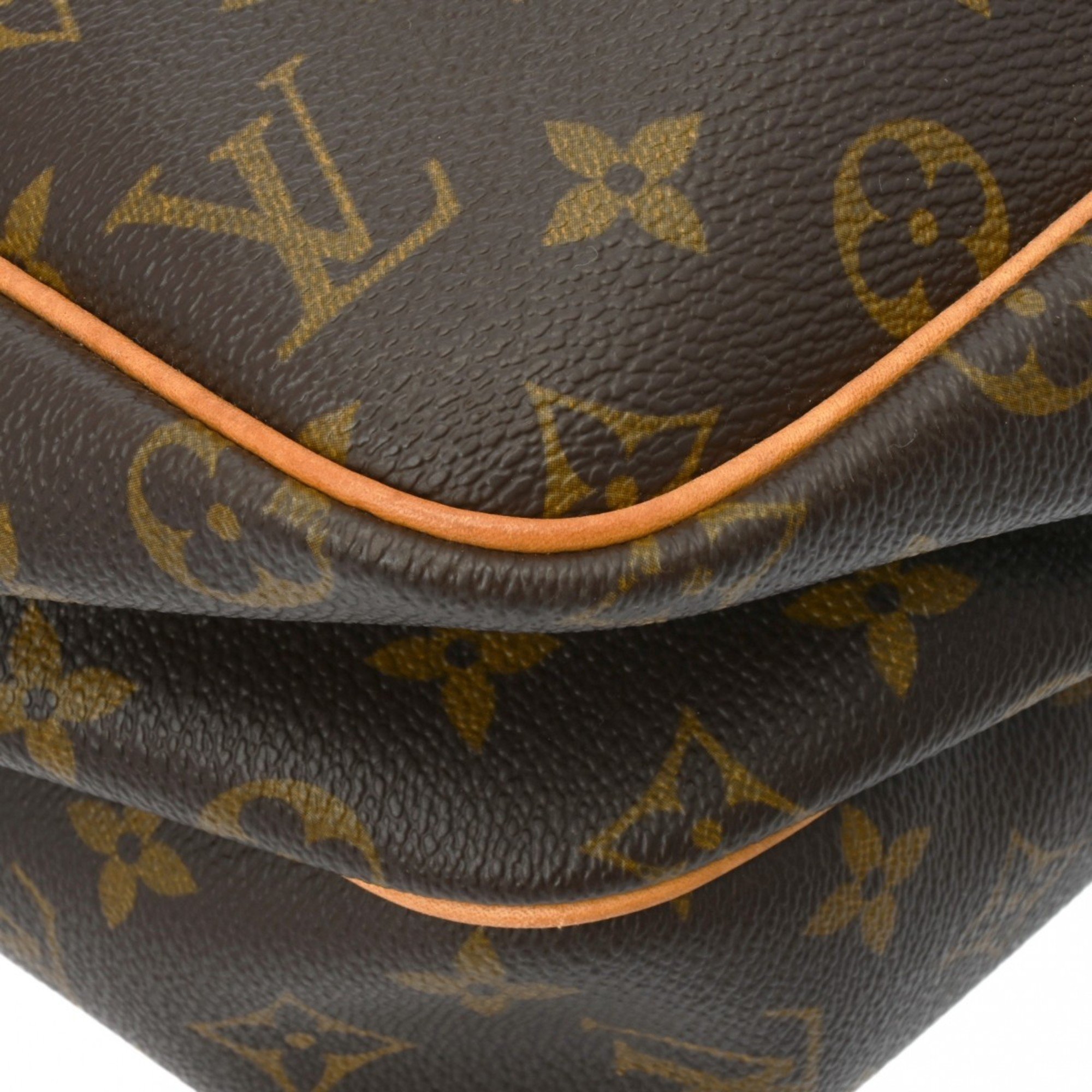 LOUIS VUITTON Louis Vuitton Monogram Reporter GM Brown M45252 Women's Canvas Shoulder Bag