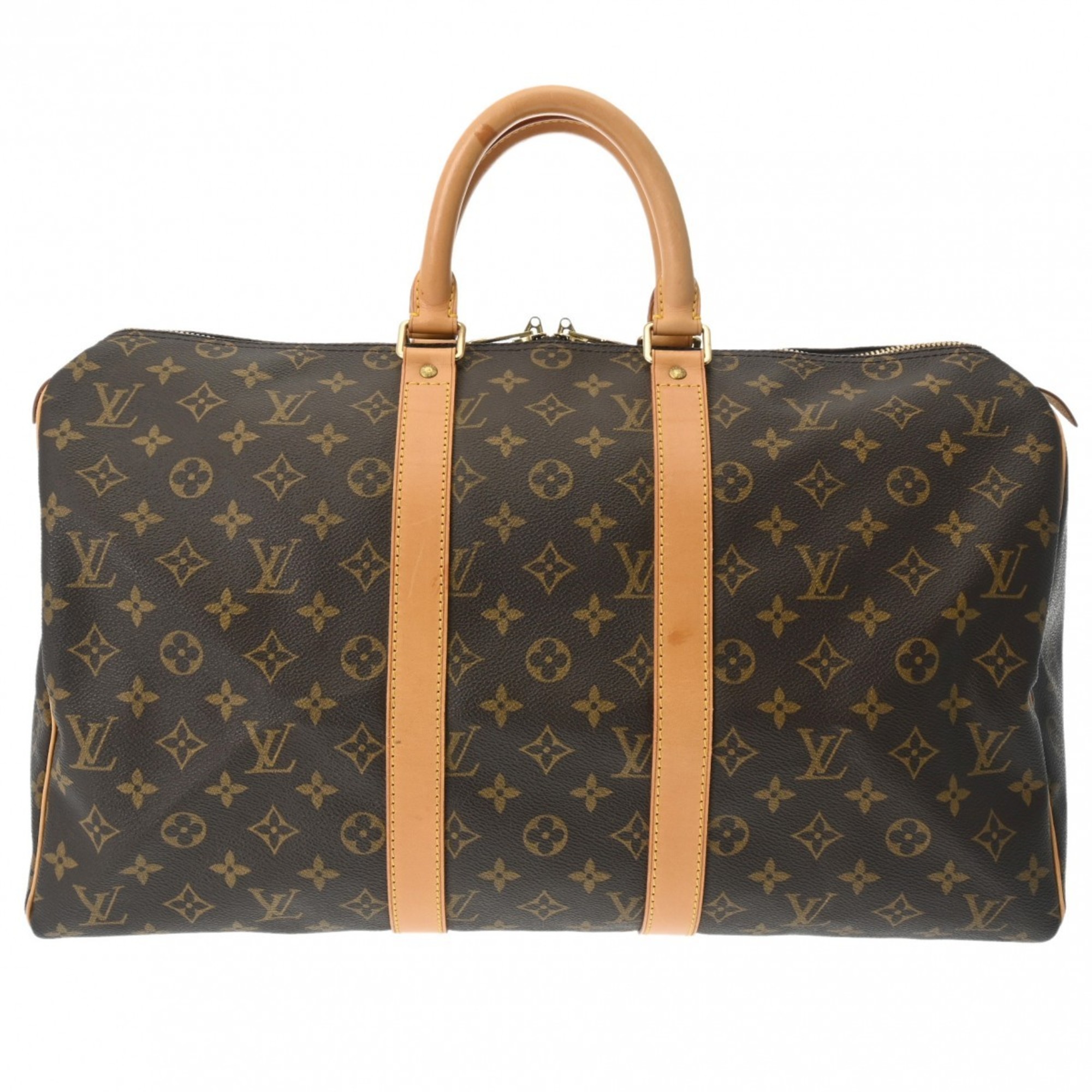 LOUIS VUITTON Louis Vuitton Monogram Keepall 45 Brown M41428 Unisex Canvas Boston Bag