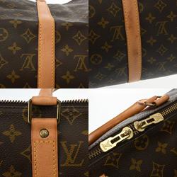 LOUIS VUITTON Louis Vuitton Monogram Keepall 50 Brown M41426 Unisex Canvas Boston Bag