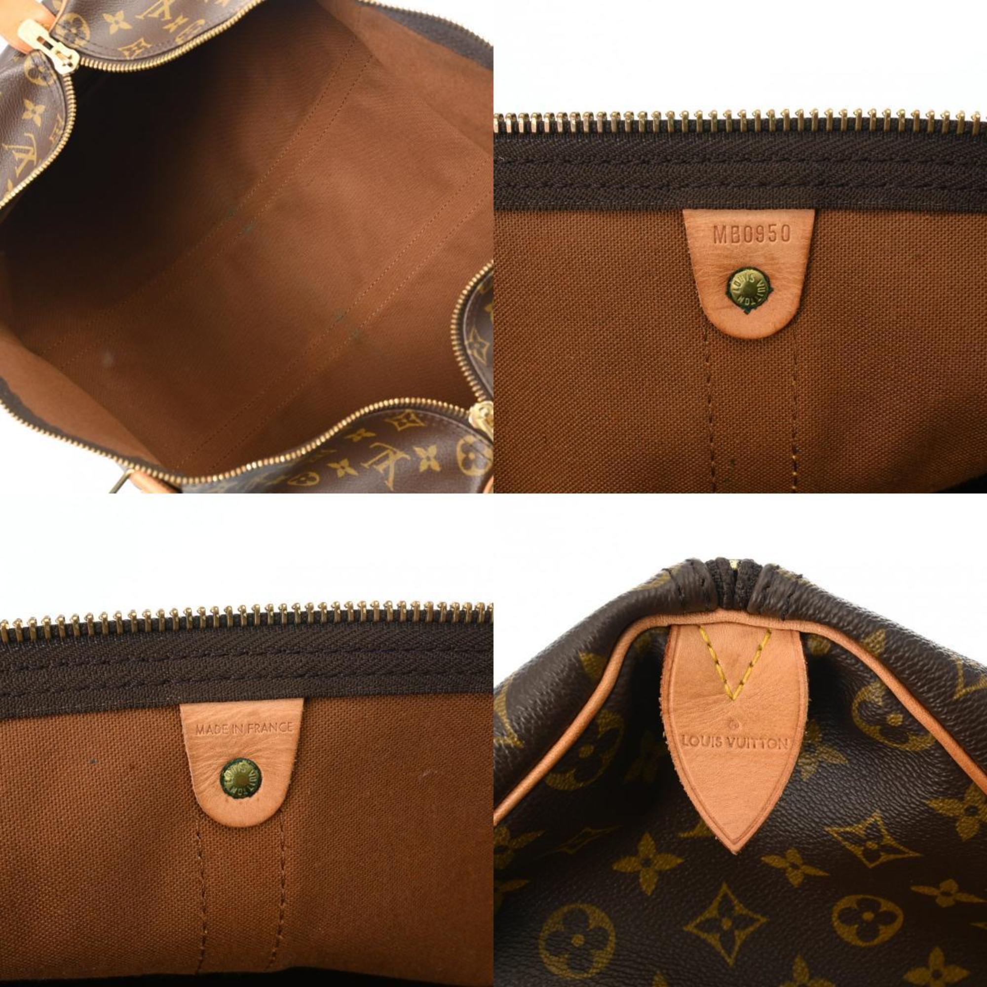 LOUIS VUITTON Louis Vuitton Monogram Keepall 50 Brown M41426 Unisex Canvas Boston Bag