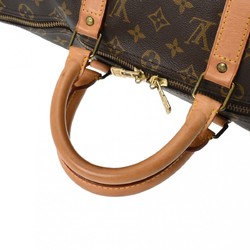 LOUIS VUITTON Louis Vuitton Monogram Keepall 50 Brown M41426 Unisex Canvas Boston Bag