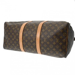 LOUIS VUITTON Louis Vuitton Monogram Keepall 50 Brown M41426 Unisex Canvas Boston Bag