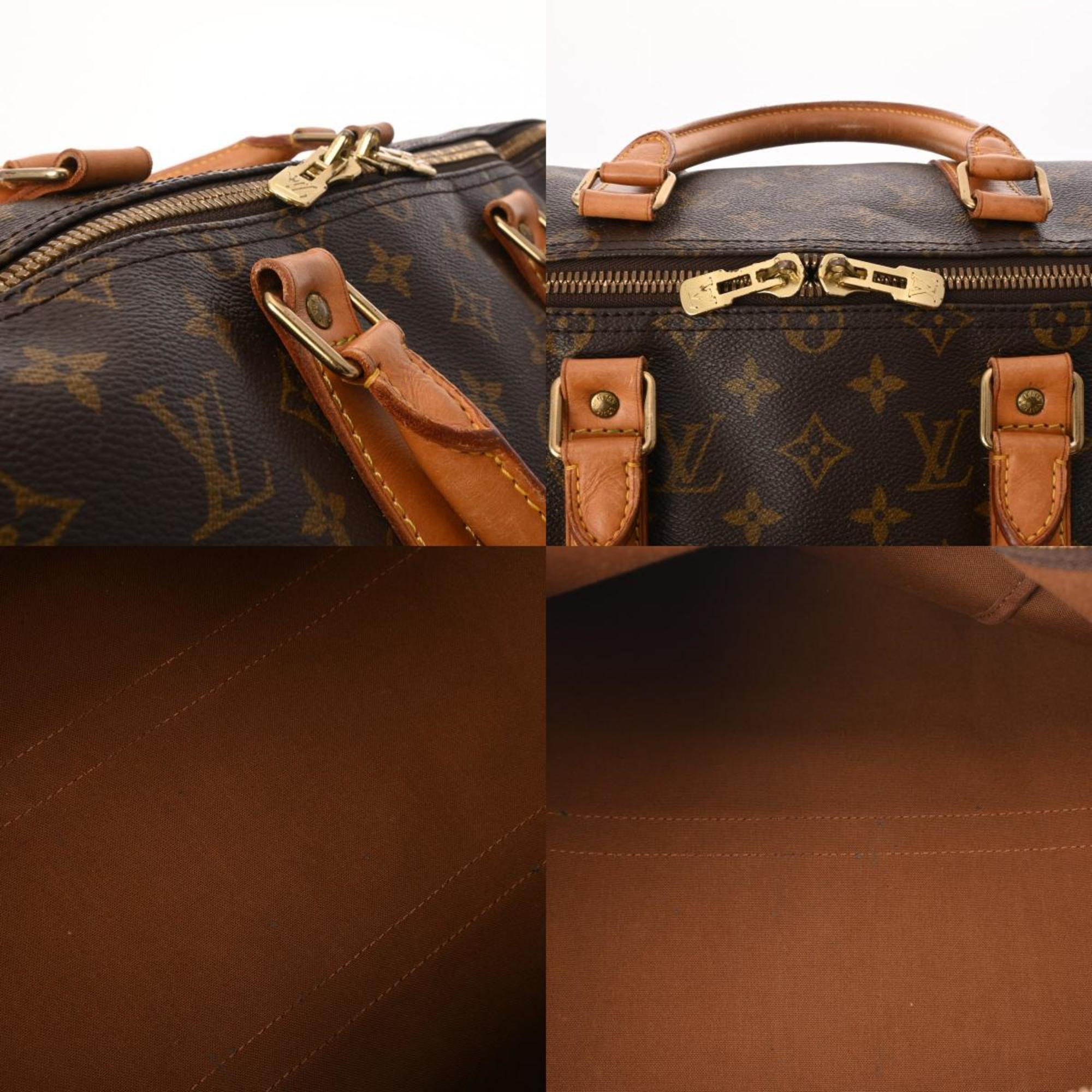 LOUIS VUITTON Louis Vuitton Monogram Keepall 50 Brown M41426 Unisex Canvas Boston Bag