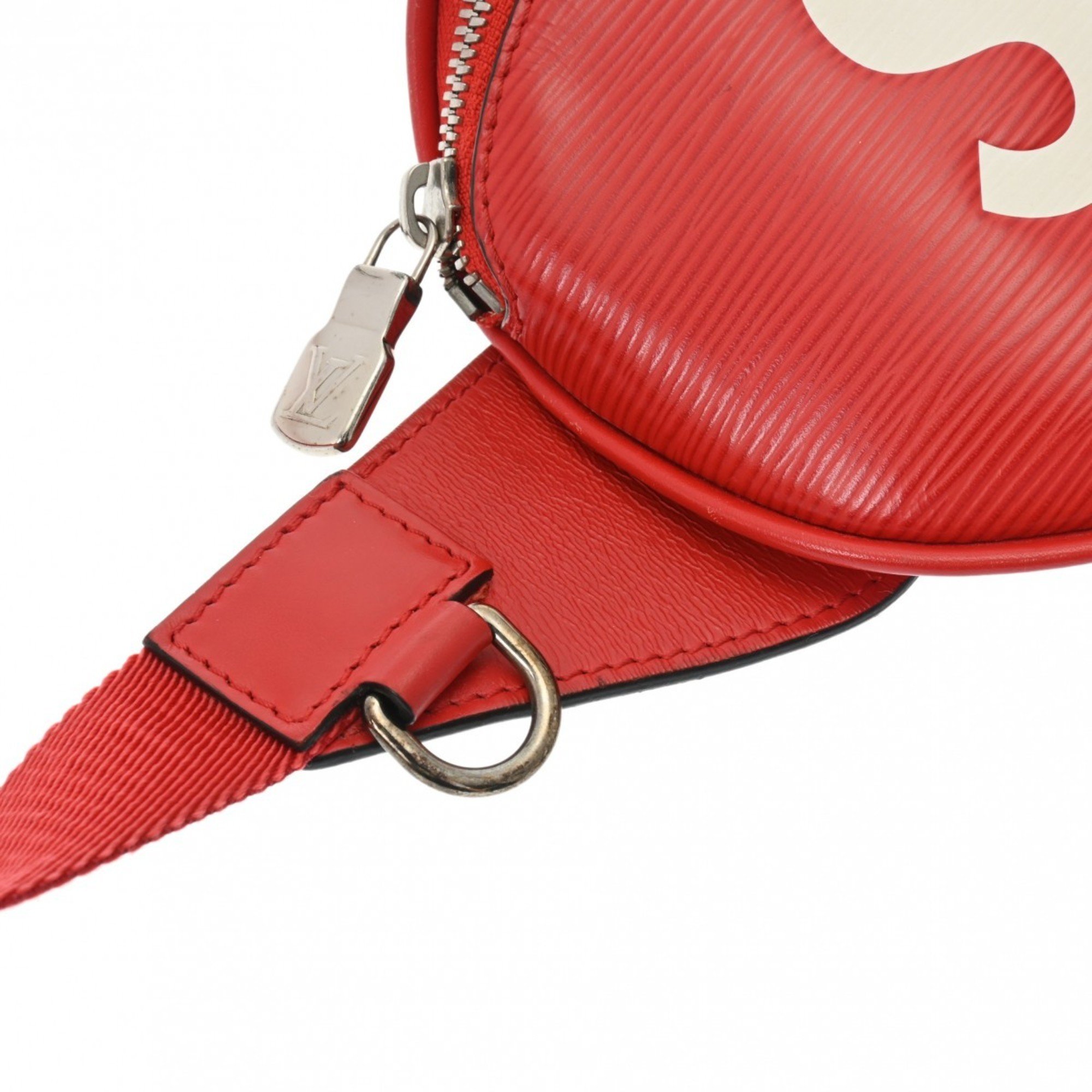 LOUIS VUITTON Epi Bum Bag LV x Supreme Collaboration Red M53418 Unisex Leather Body