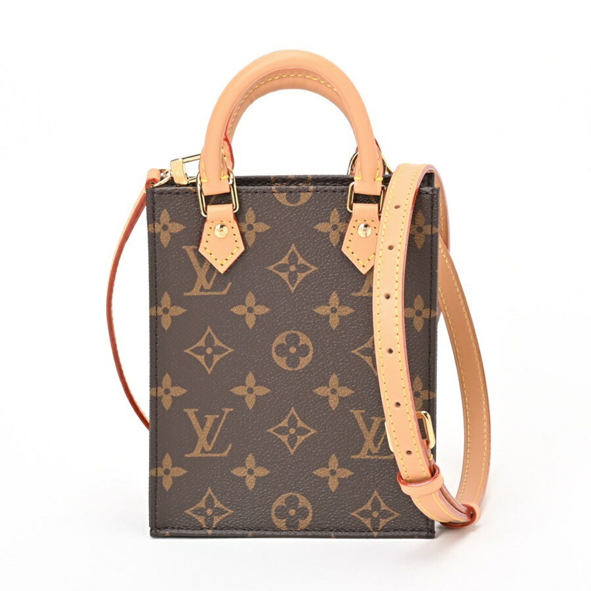 Louis Vuitton Petite Sac Plat Shoulder Pochette M69442 Monogram Canvas 70008