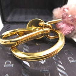 Prada Bear Rhinestone Acrylic Pink Bag Charm Keychain 1000PRADA