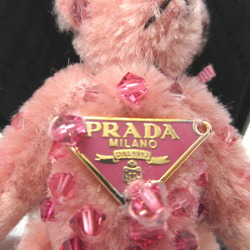 Prada Bear Rhinestone Acrylic Pink Bag Charm Keychain 1000PRADA