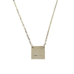 Gucci Square Trademark Silver 925 Necklace 0692 GUCCI