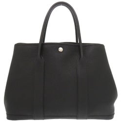 Hermes Garden PM Negonda Black Z Stamp () Tote Bag 1284 HERMES