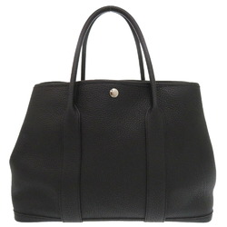 Hermes Garden PM Negonda Black Z Stamp () Tote Bag 1284 HERMES