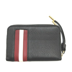 BALLY MORRIN Leather Black Coin Case Wallet 2451BALLY