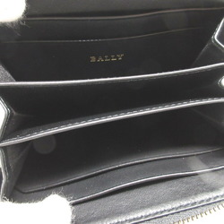 BALLY MORRIN Leather Black Coin Case Wallet 2451BALLY