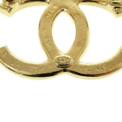 Chanel Coco Mark Leaf Brooch B23 A Metal Gold 0384 CHANEL