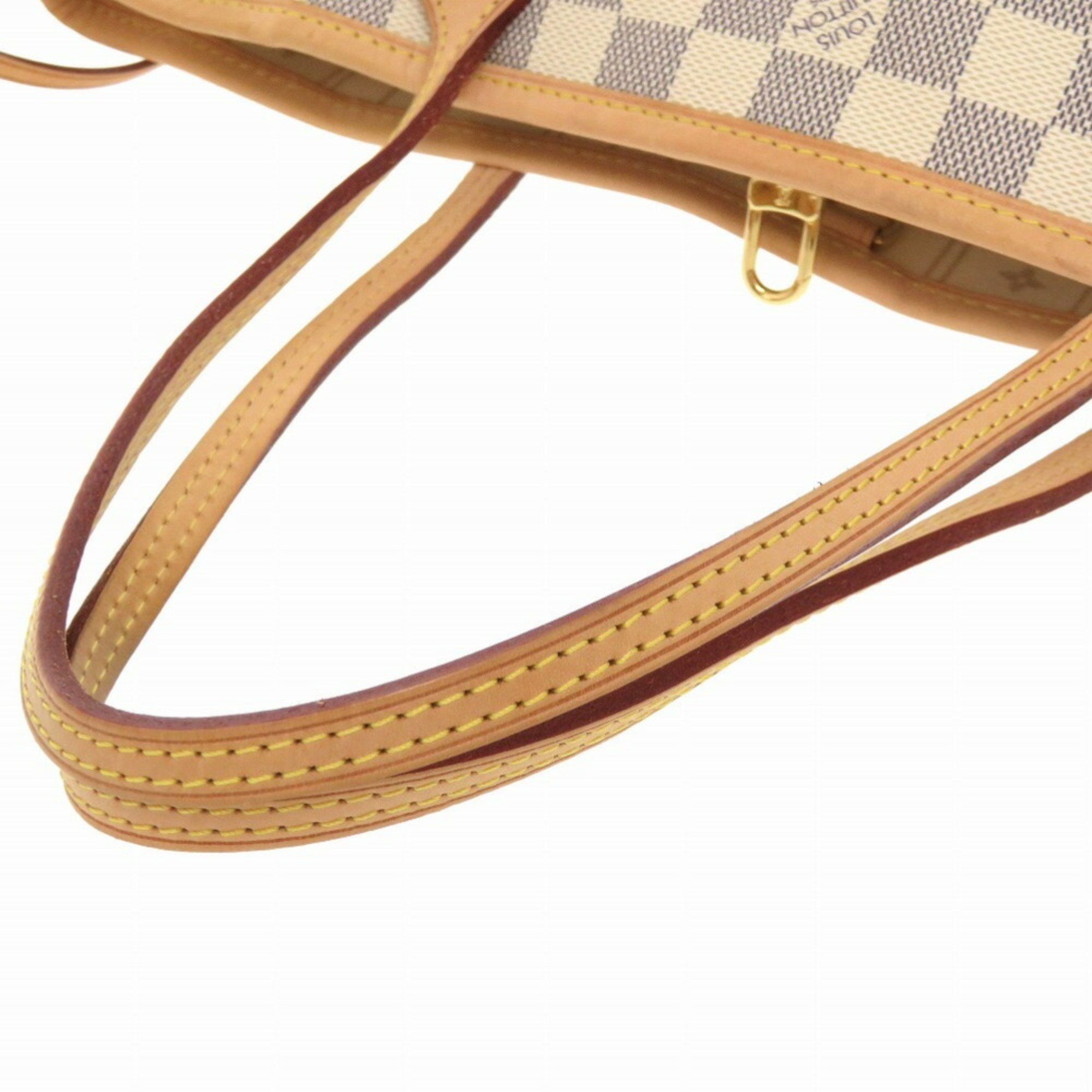 Louis Vuitton Neverfull PM Damier Azur N51110 Tote Bag LV 0772 LOUIS VUITTON