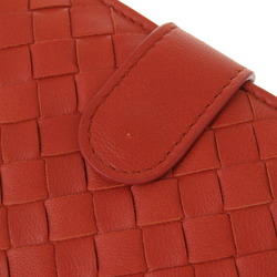 Bottega Veneta Intrecciato Leather Reddish Brown 121060 V0013 6503 Bi-fold Wallet 0958 BOTTEGA VENETA