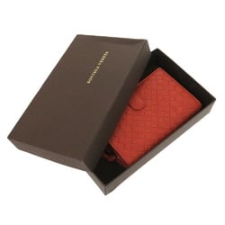 Bottega Veneta Intrecciato Leather Reddish Brown 121060 V0013 6503 Bi-fold Wallet 0958 BOTTEGA VENETA