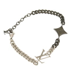 Louis Vuitton LV Instinct M00508 Silver Black Bracelet 0416 LOUIS VUITTON