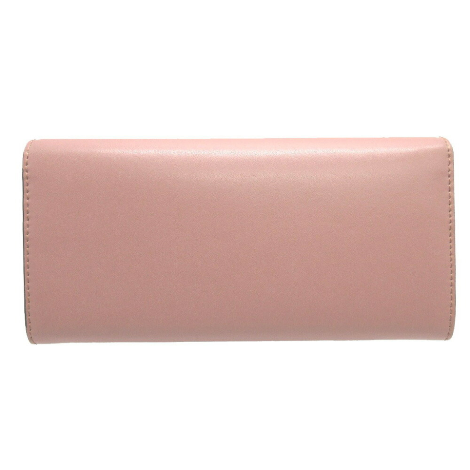 Fendi By The Way 8M0251 Leather Pink Bi-fold Long Wallet 0413FENDI