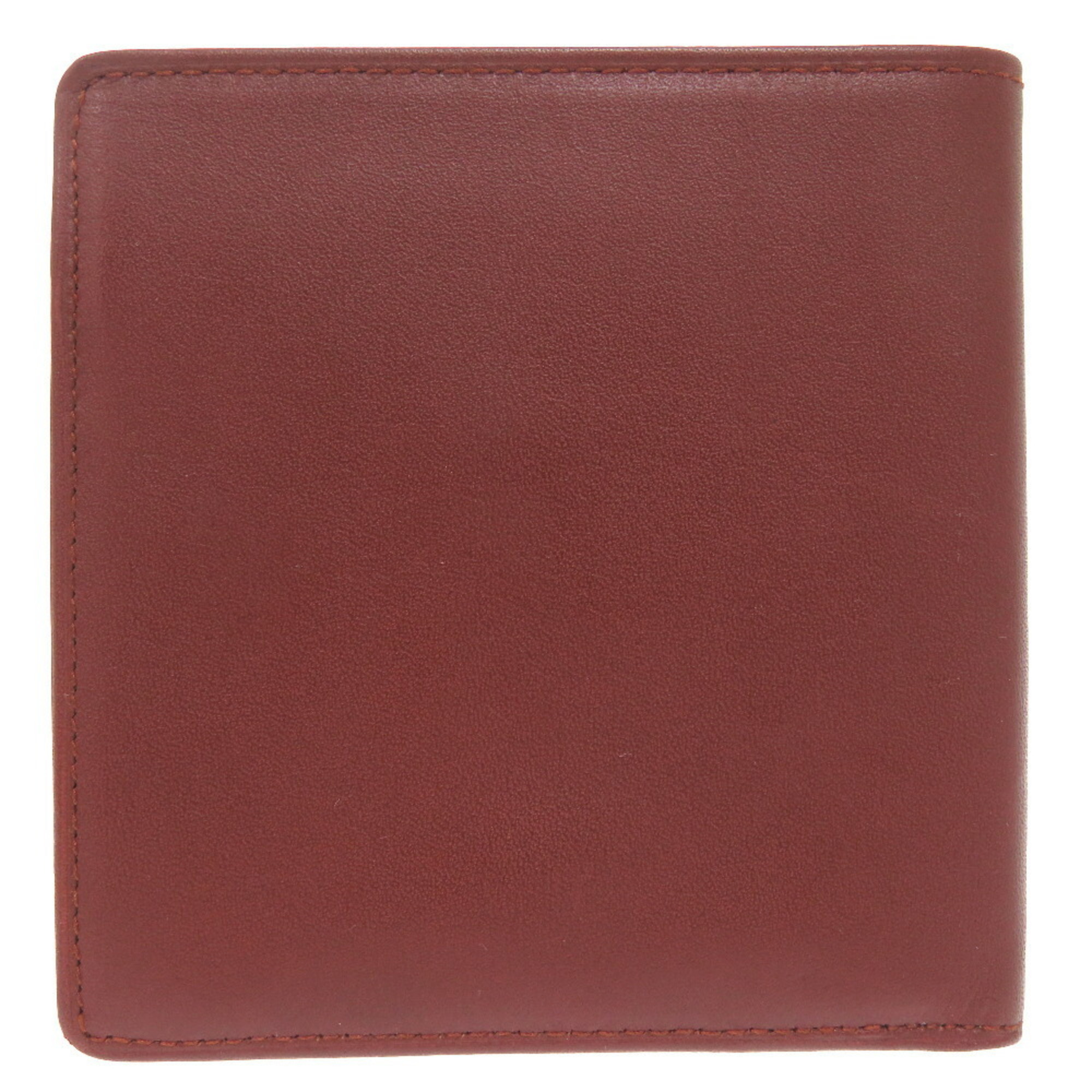 Cartier Must Line Leather Bordeaux Bi-fold Wallet 0803 CARTIER