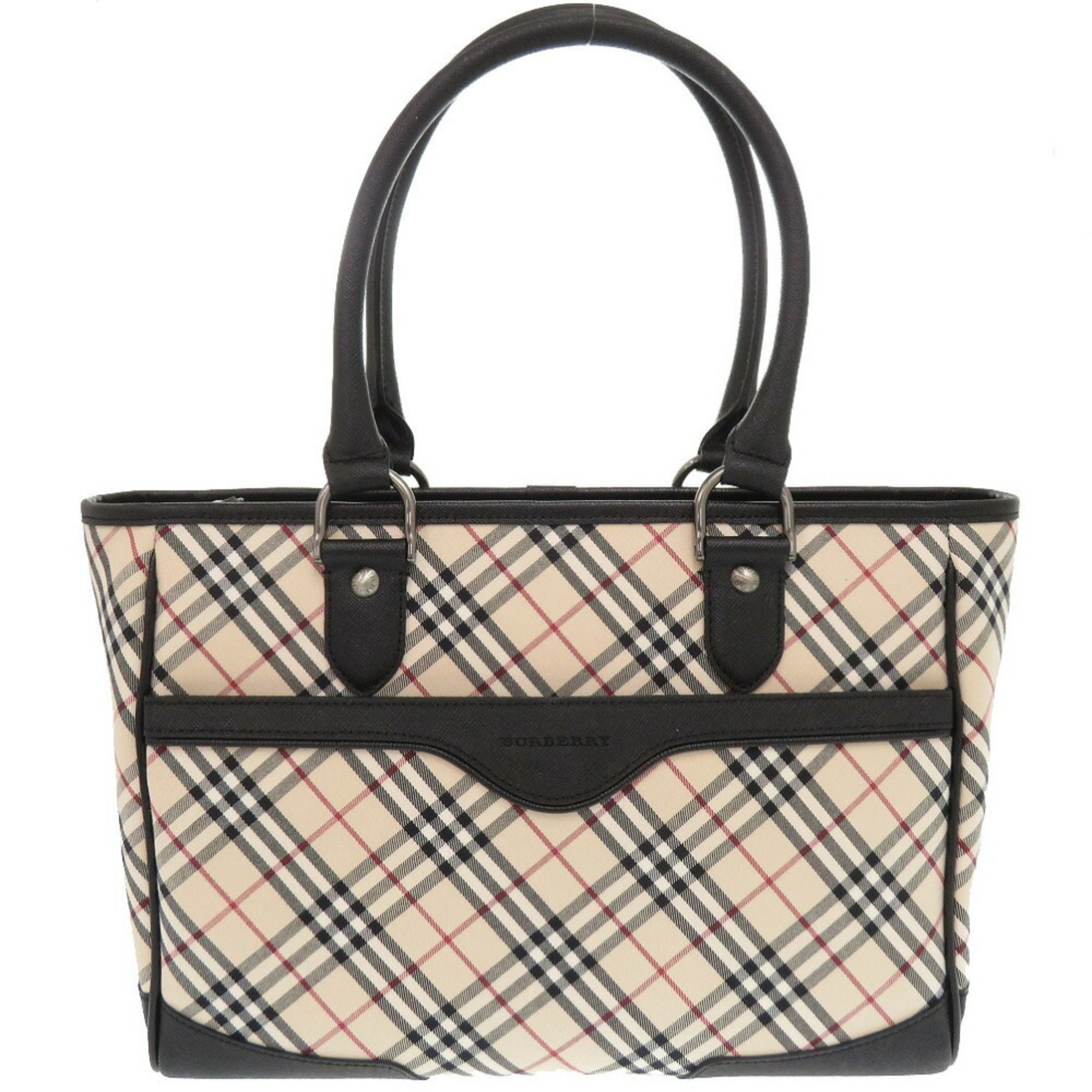 Burberry Nova Check Canvas/Leather Beige Handbag 2176BURBERRY