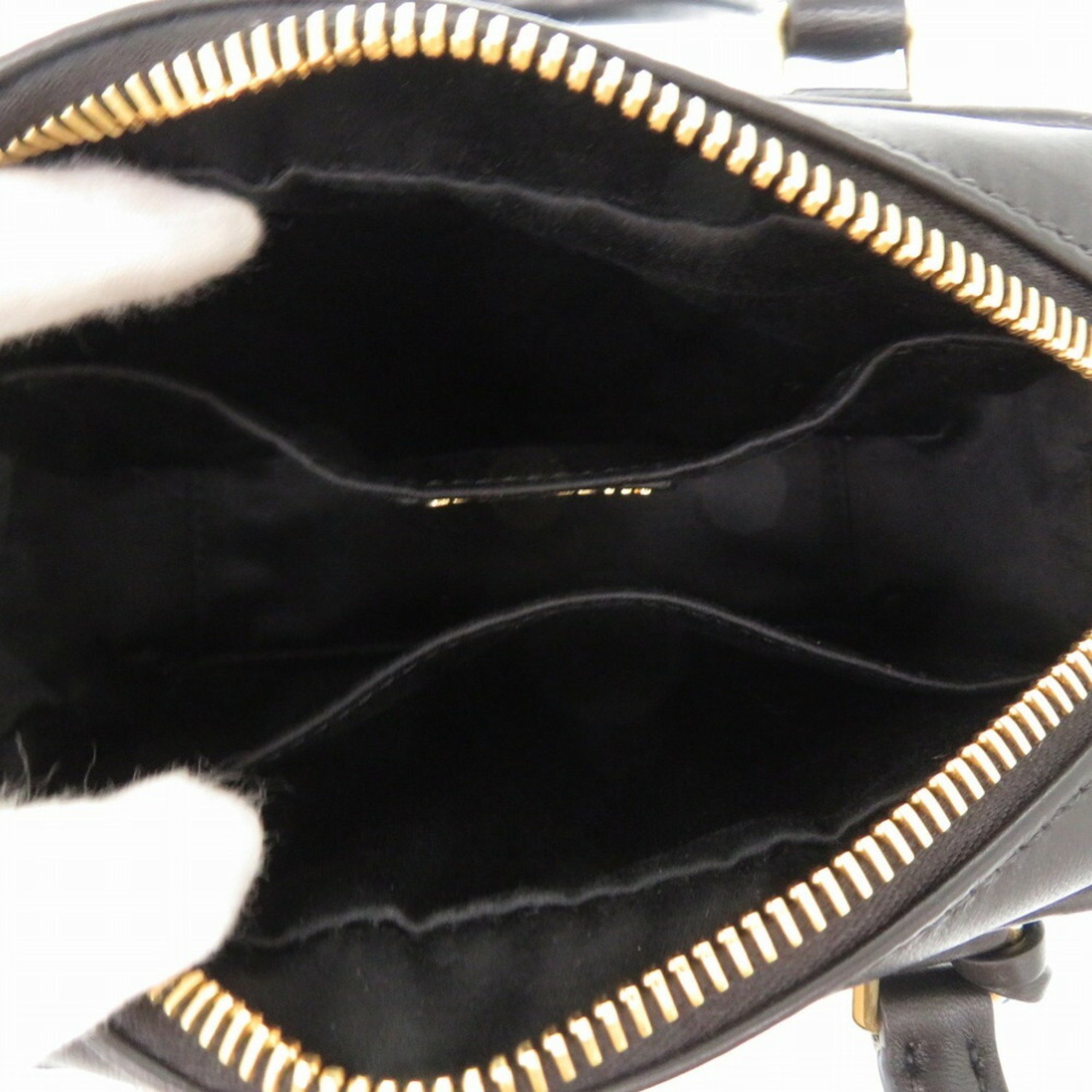 Miu Miu Miu Arcadi Matelasse Leather Shoulder Bag Black MIU5BB123 1756MIUMIU