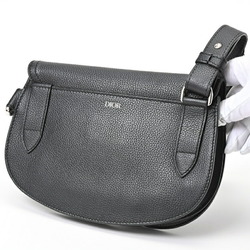 Dior Saddle Bag Body Grained Calfskin Black E-156332