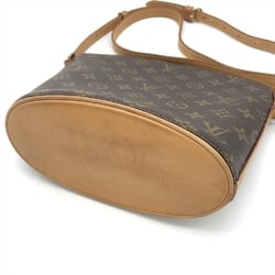 Louis Vuitton Drouo M51290 Shoulder Bag Monogram Canvas Tanned Leather Brown