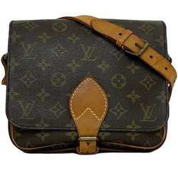 Louis Vuitton Shoulder Bag Cartesier 22 ec-21094 Brown Monogram M51253 Canvas Tanned Leather SL0921 LOUIS VUITTON Flap