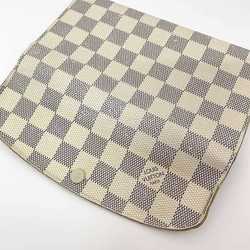 Louis Vuitton Bi-fold Long Wallet Portefeuille Emily ec-21092 White Gray Damier Azur N63546 Canvas TA1136 LOUIS VUITTON