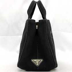 Prada Tote Bag f-21154 Black Canapa 1BG439 Handbag Canvas PRADA Freestanding Compact Size