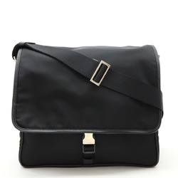 PRADA Prada Shoulder Bag Nylon Leather NERO Black V158